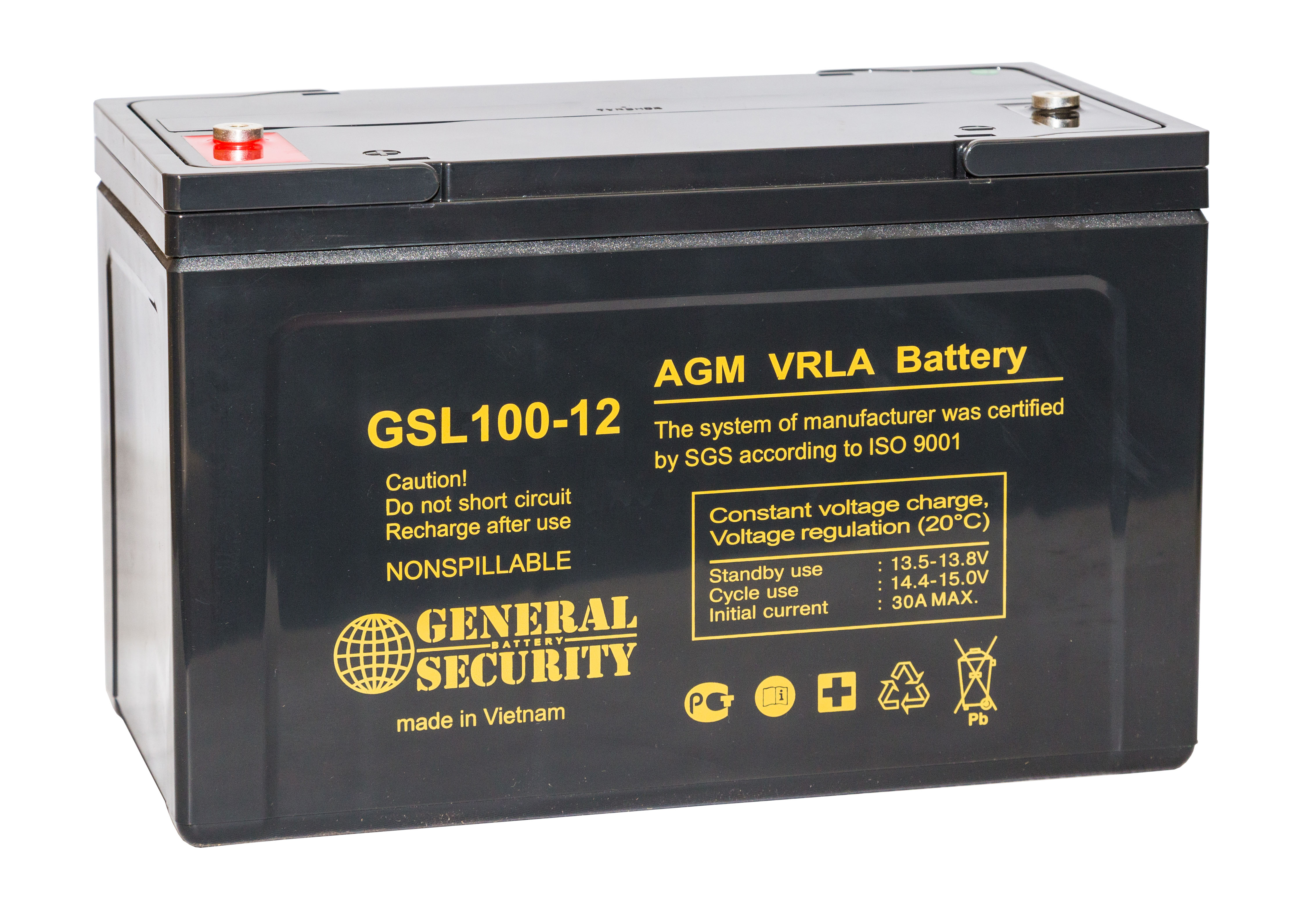 Аккумулятор GS 100-12 12В 100А/ч